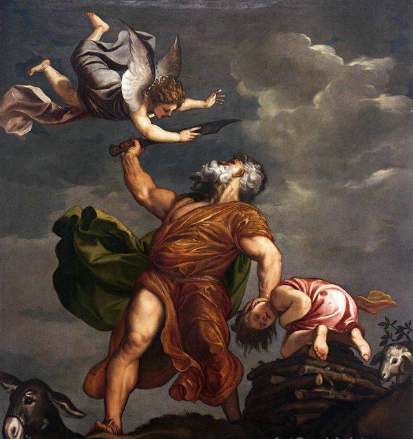 Sacrifice of Isaac Tiziano Titian Vecellio